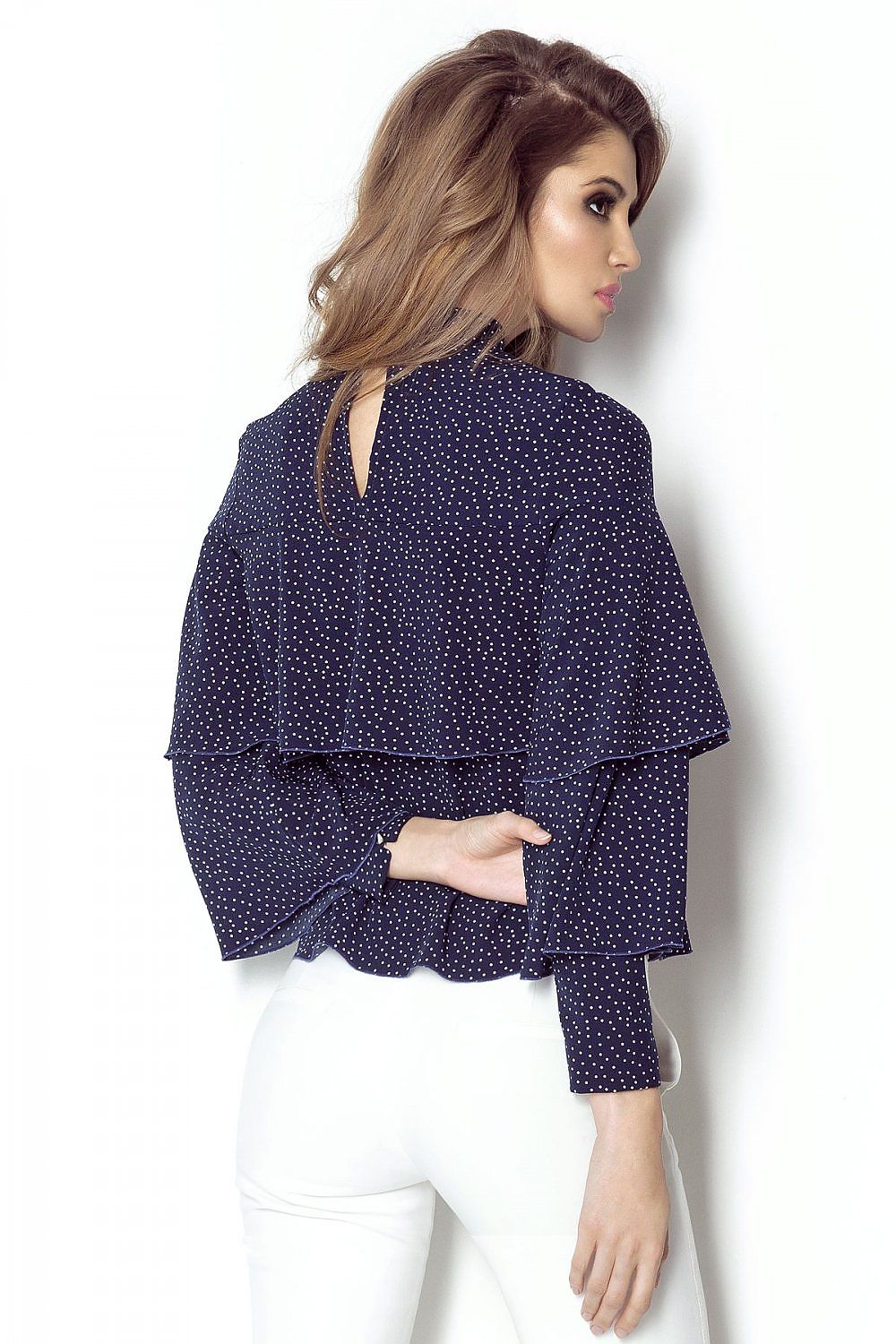black blouse for women, subtle & luxurious, ivon fashion