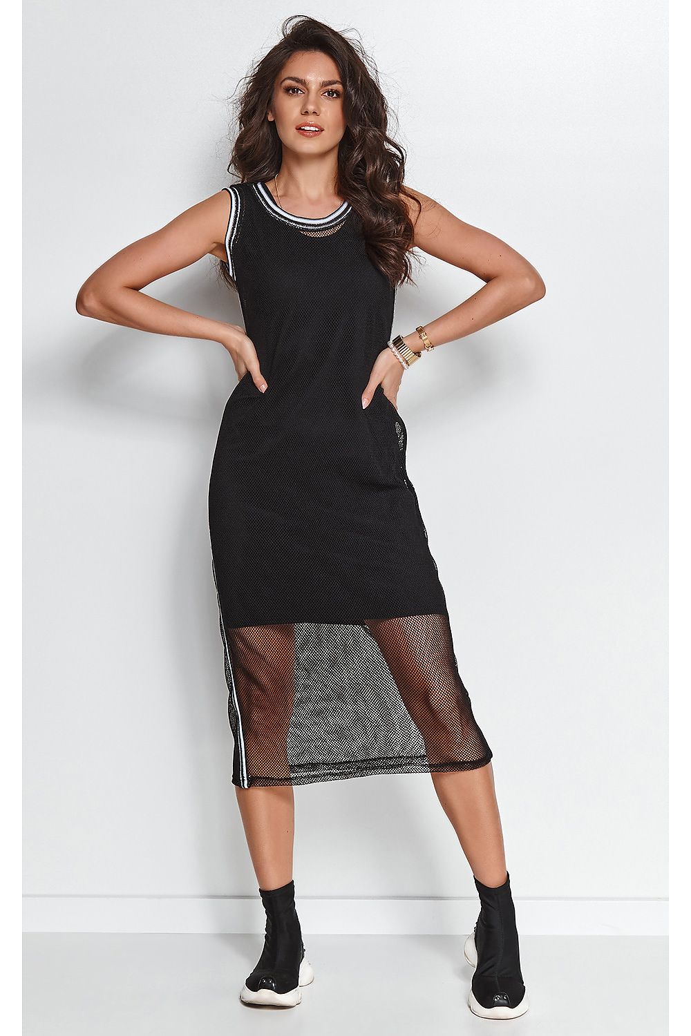 black daydress for women, youthful & shimmering, numinou fashion