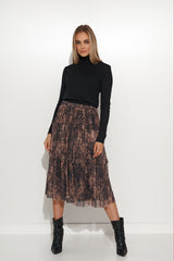 black turtleneck for women, stylish & shiny, makadamia fashion