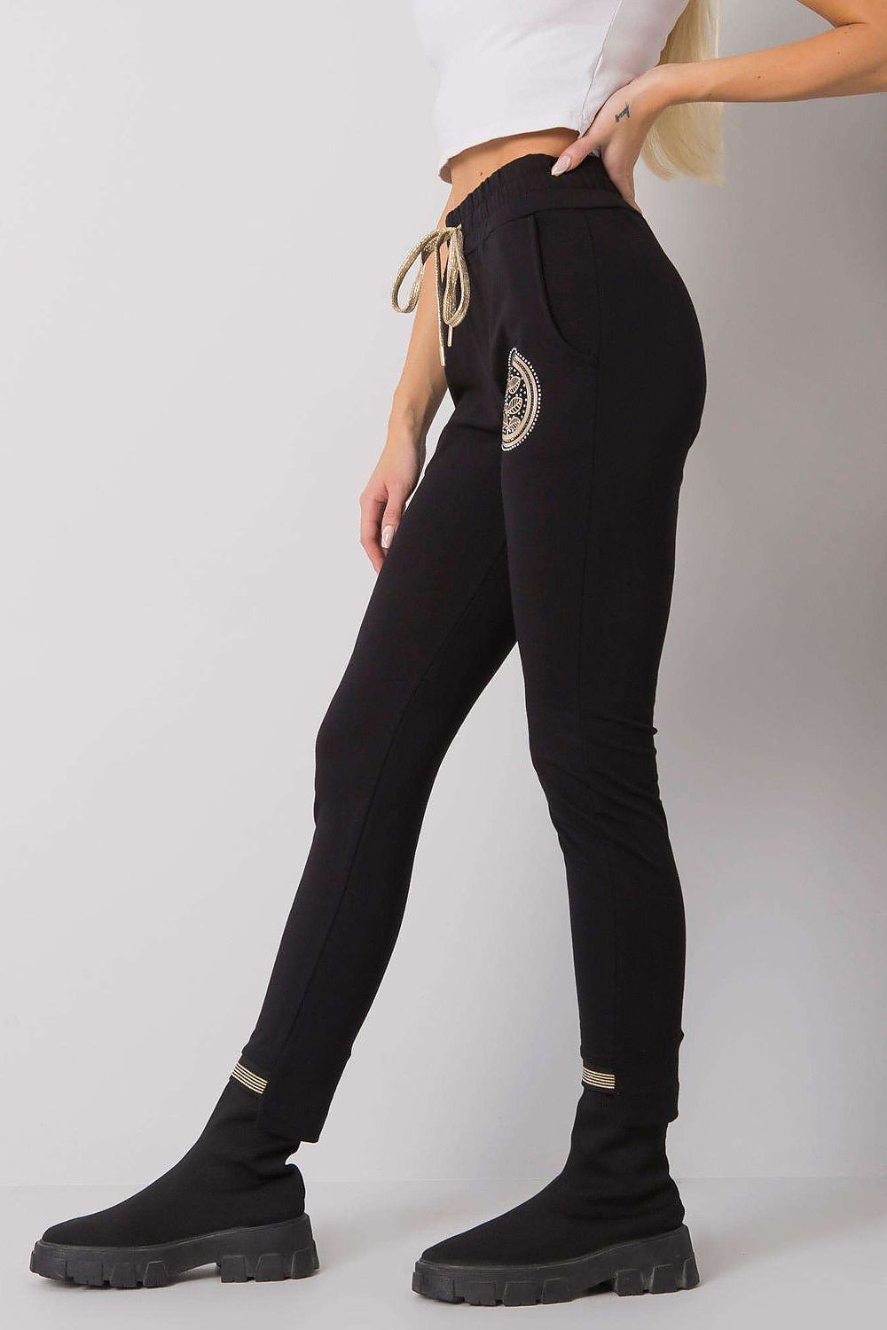 black tracksuit trousers for women, breezy & tailored, relevance fashion