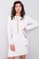 beige daydress for women, minimal & flowing, relevance fashion