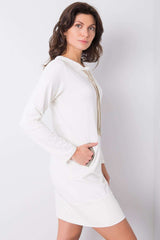 beige daydress for women, minimal & flowing, relevance fashion
