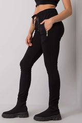 black tracksuit trousers for women, sophisticated & romantic, relevance fashion