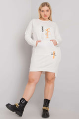 beige daydress for women, shiny & fresh, relevance fashion