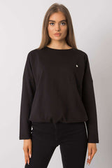black blouse for women, relaxed & bright, bfg fashion