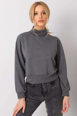 beige sweatshirt for women, minimal & rich, bfg fashion