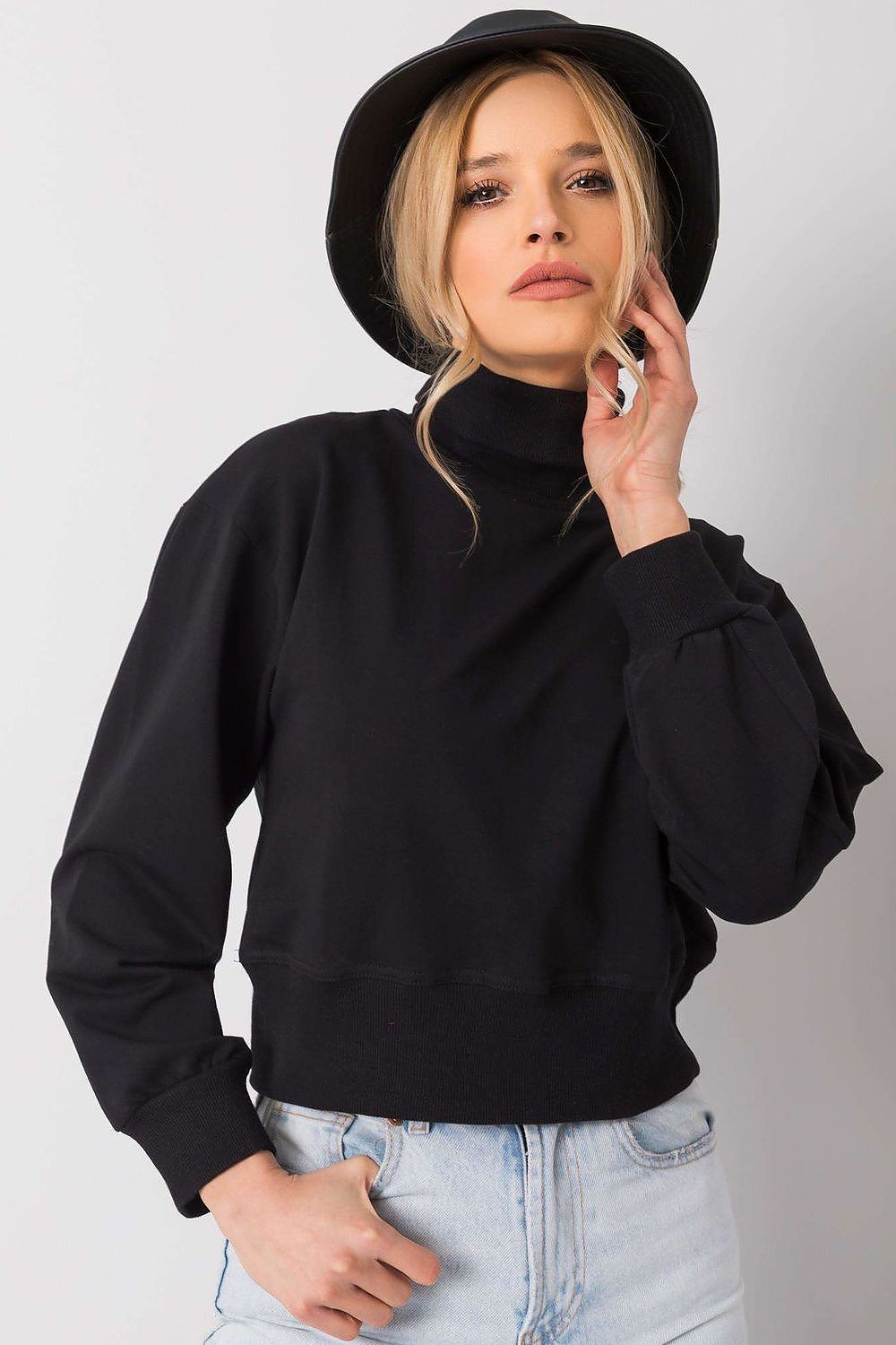 beige sweatshirt for women, minimal & rich, bfg fashion