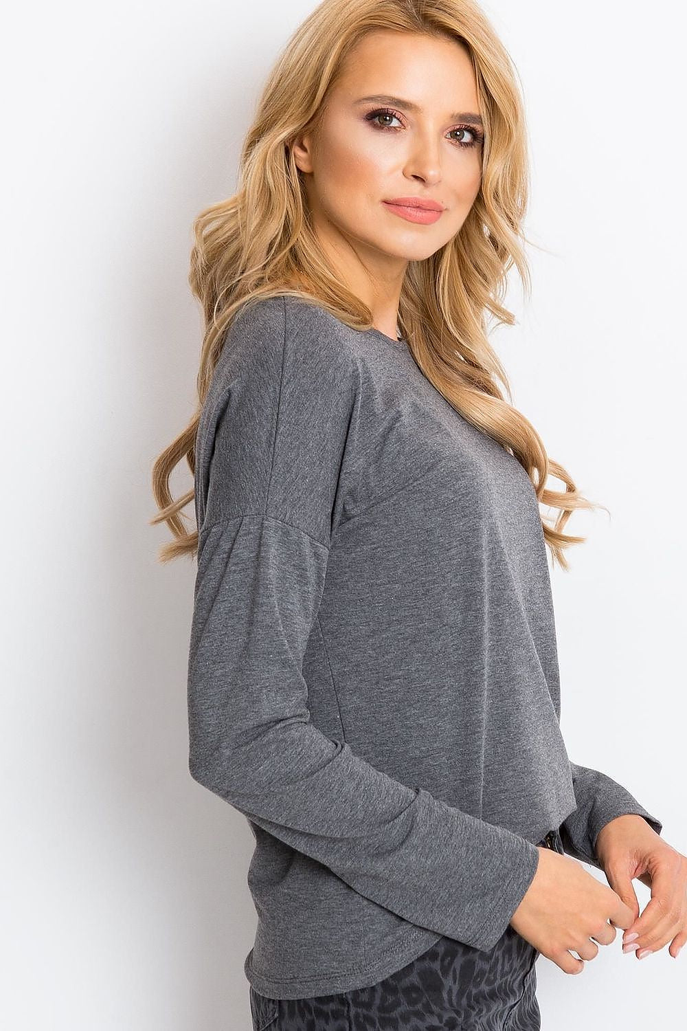 brown blouse for women, relaxed & flirty, bfg fashion