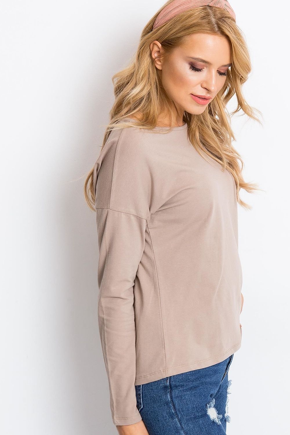 brown blouse for women, relaxed & flirty, bfg fashion