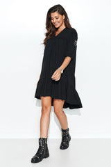 black daydress for women, feminine & formal, numinou fashion