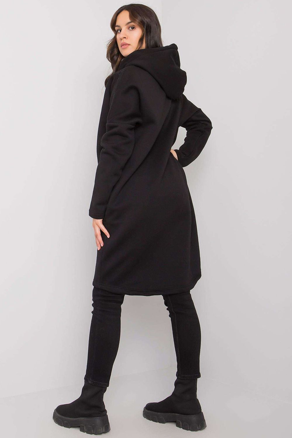 black sweatshirt for women, sleek & luxurious, relevance fashion