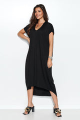 black daydress for women, flowing & dainty, numinou fashion