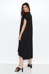 black daydress for women, flowing & dainty, numinou fashion