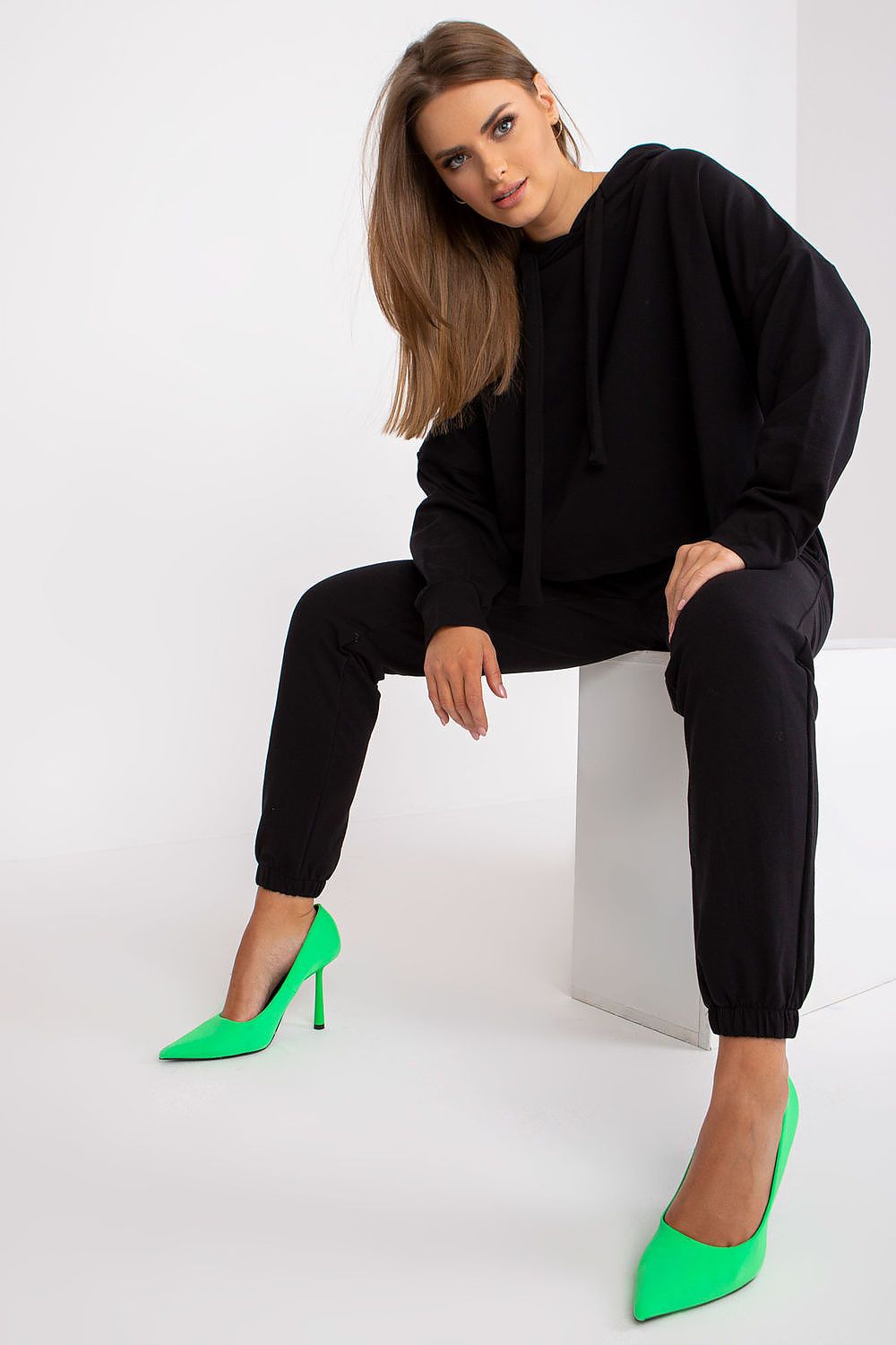 black set for women, casual & refined, relevance fashion