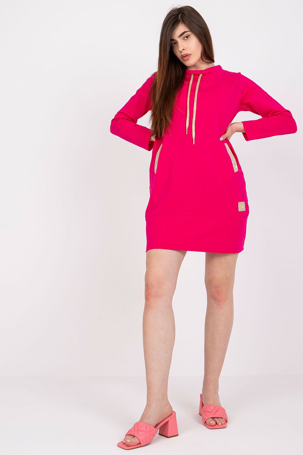 beige daydress for women, minimal & flowing, relevance fashion