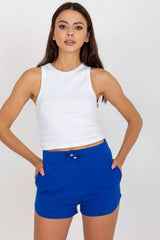 blue shorts for women, sleek & timeless, bfg fashion
