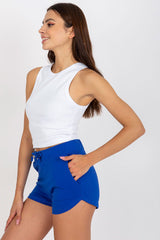 blue shorts for women, sleek & timeless, bfg fashion