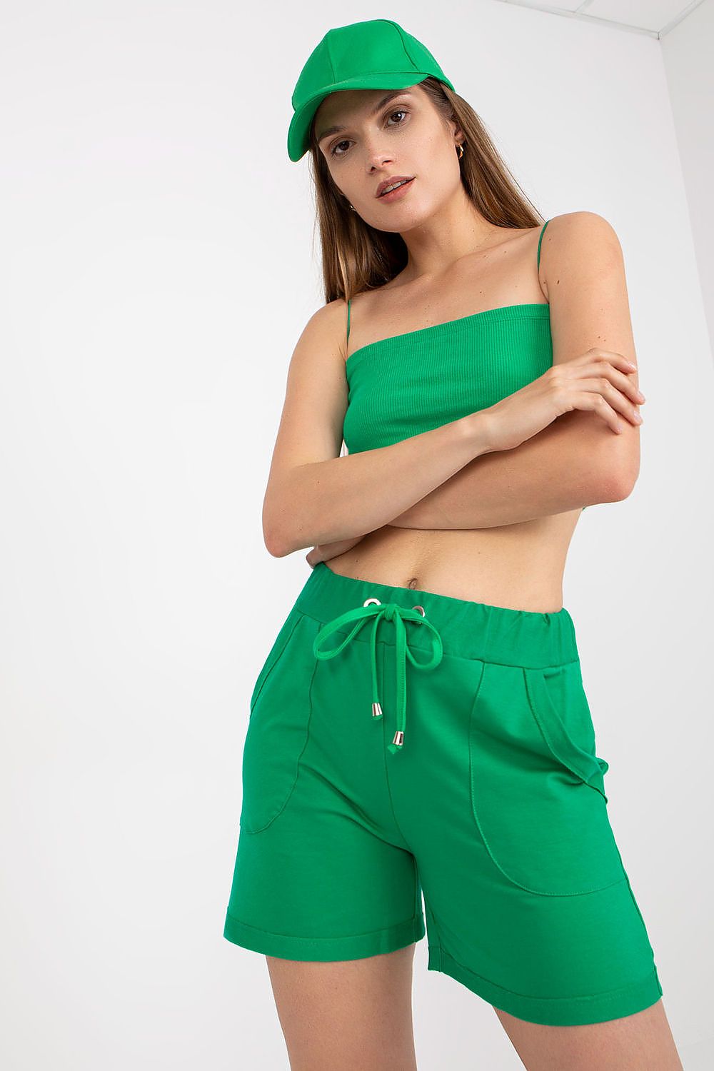 green shorts for women, urban & sweet, bfg fashion