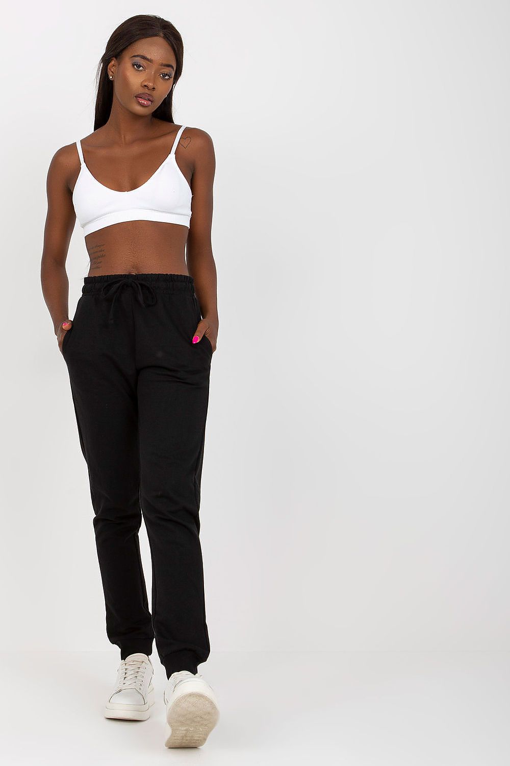 beige tracksuit trousers for women, stylish & feminine, bfg fashion