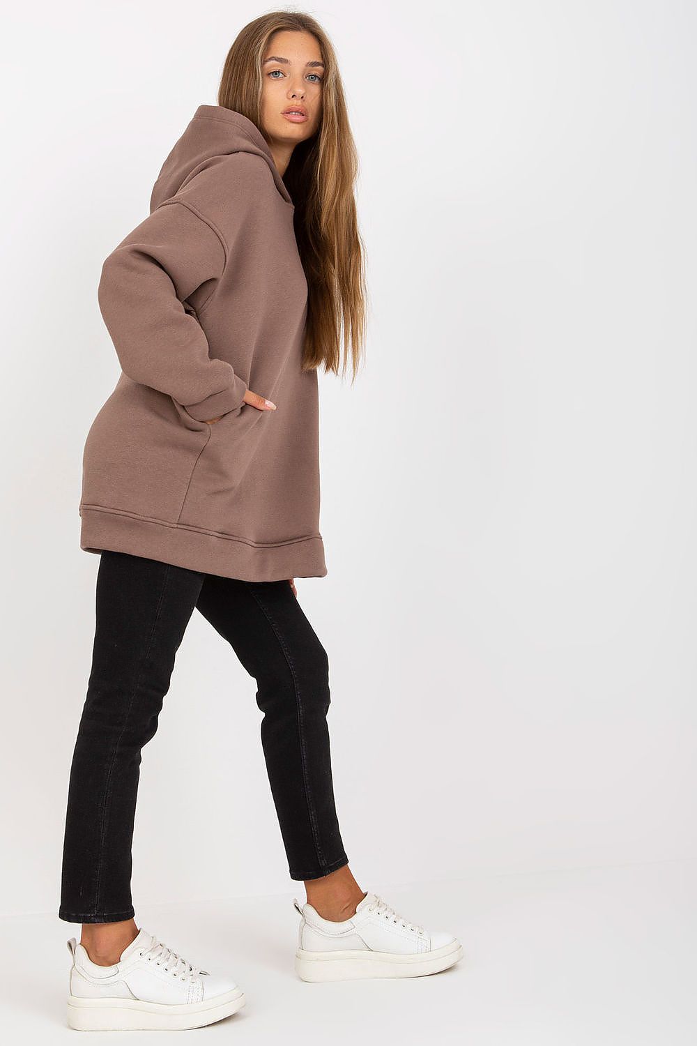 brown sweatshirt for women, bold & polished, bfg fashion