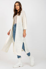 beige cardigan for women, flowy & playful, och bella fashion
