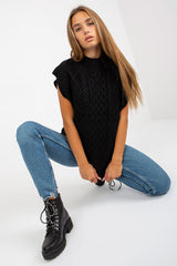 black gilet for women, eye-catching & luxe, sublevel fashion