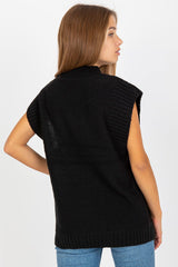 black gilet for women, eye-catching & luxe, sublevel fashion