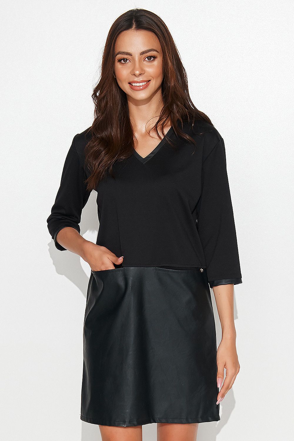black daydress for women, stretchy & dreamy, numinou fashion