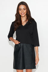 black daydress for women, stretchy & dreamy, numinou fashion