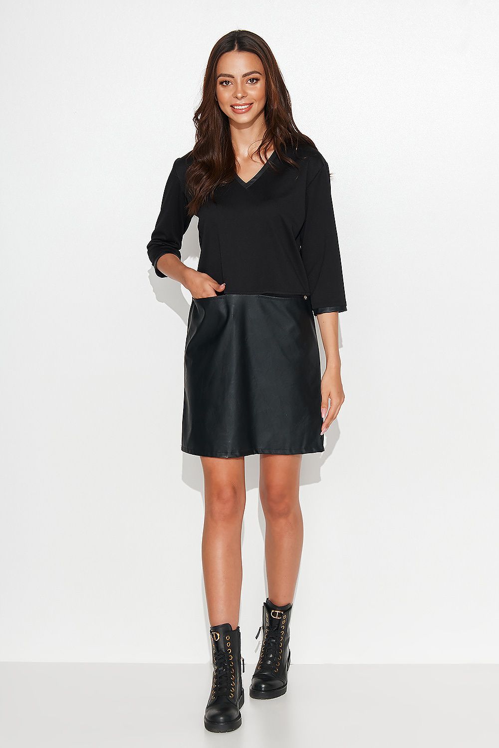 black daydress for women, stretchy & dreamy, numinou fashion