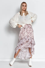 beige jumper for women, contemporary & sexy, makadamia fashion