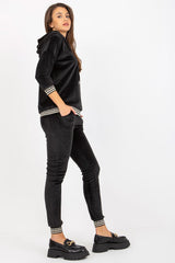black set for women, effortless & formal, relevance fashion