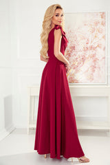 red long dress for women, casual & practical, numoco fashion