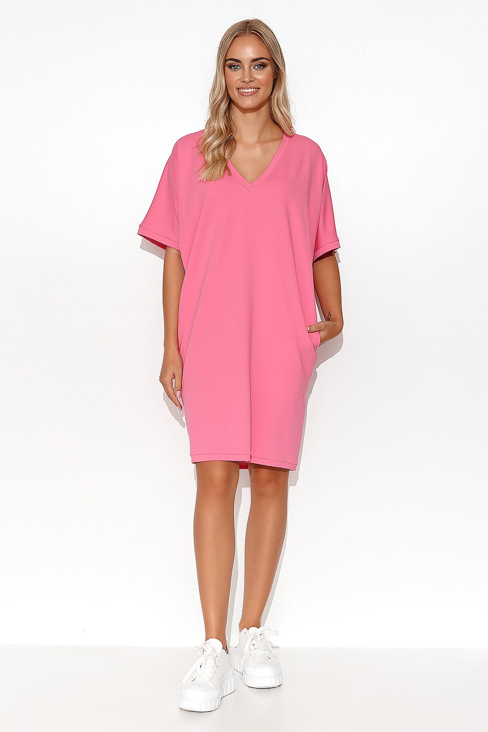 beige daydress for women, luxe & functional, makadamia fashion