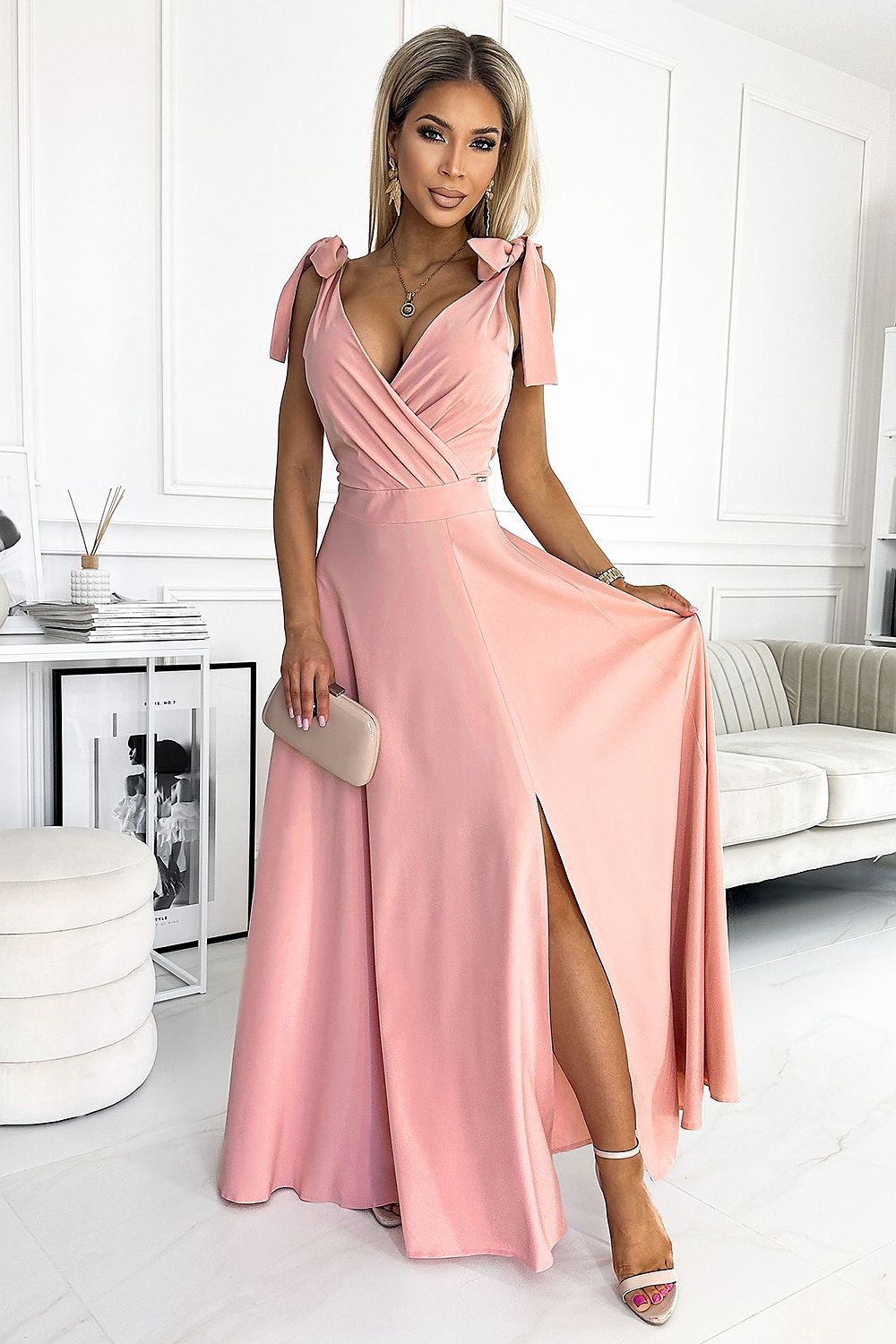 red long dress for women, casual & practical, numoco fashion