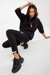 black set for women, stretchy & sweet, relevance fashion