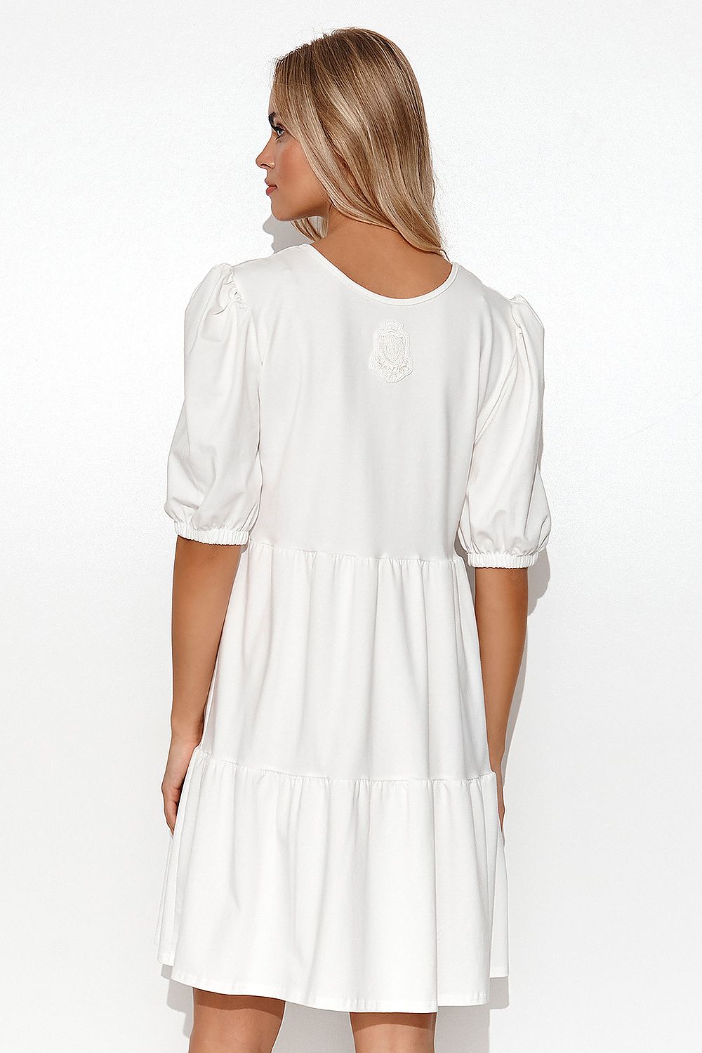 beige daydress for women, modern & lightweight, makadamia fashion