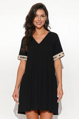 black daydress for women, feminine & cool, numinou fashion