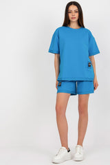blue set for women, sleek & functional, badu fashion