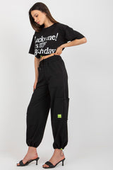 black set for women, flattering & dainty, badu fashion