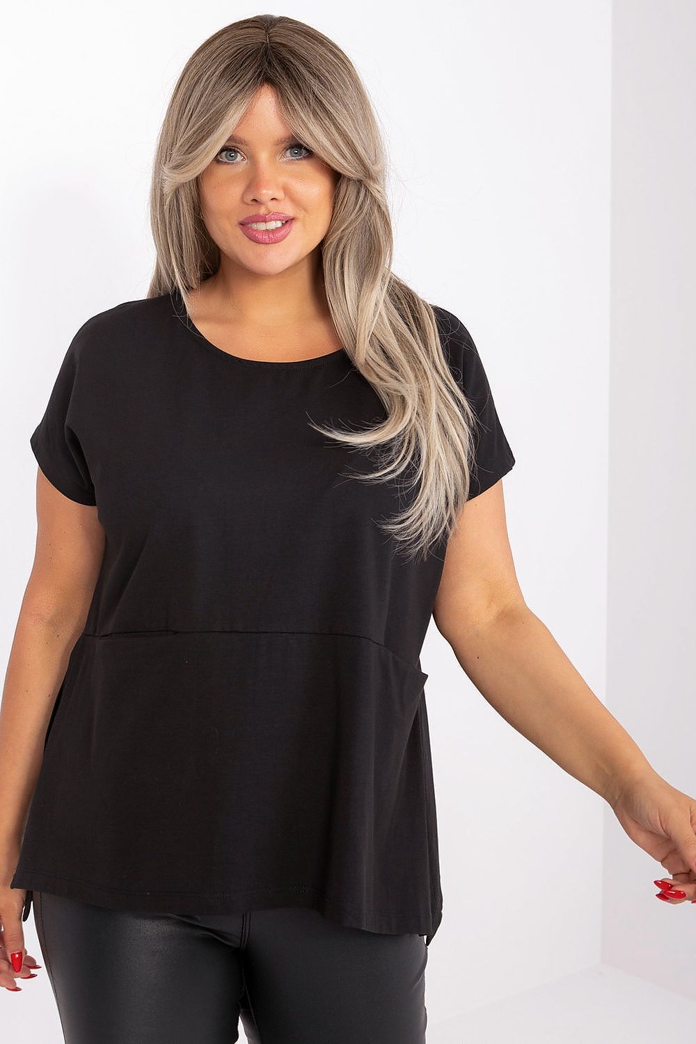 beige plus size blouse for women, artistic & structured, relevance fashion