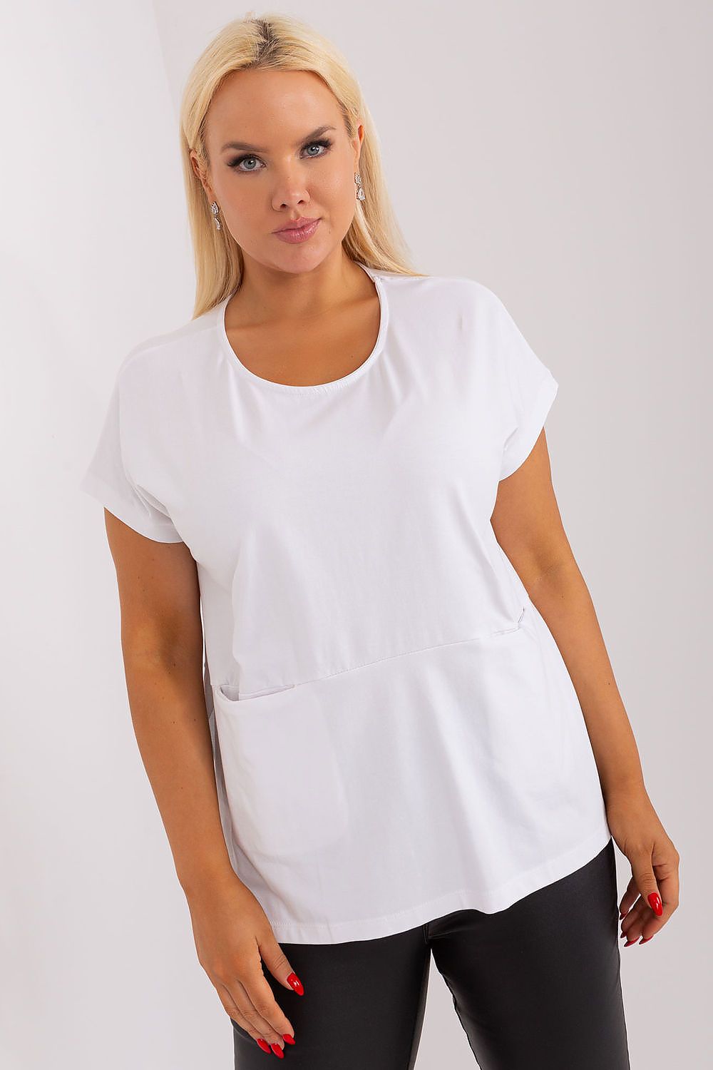 beige plus size blouse for women, artistic & structured, relevance fashion
