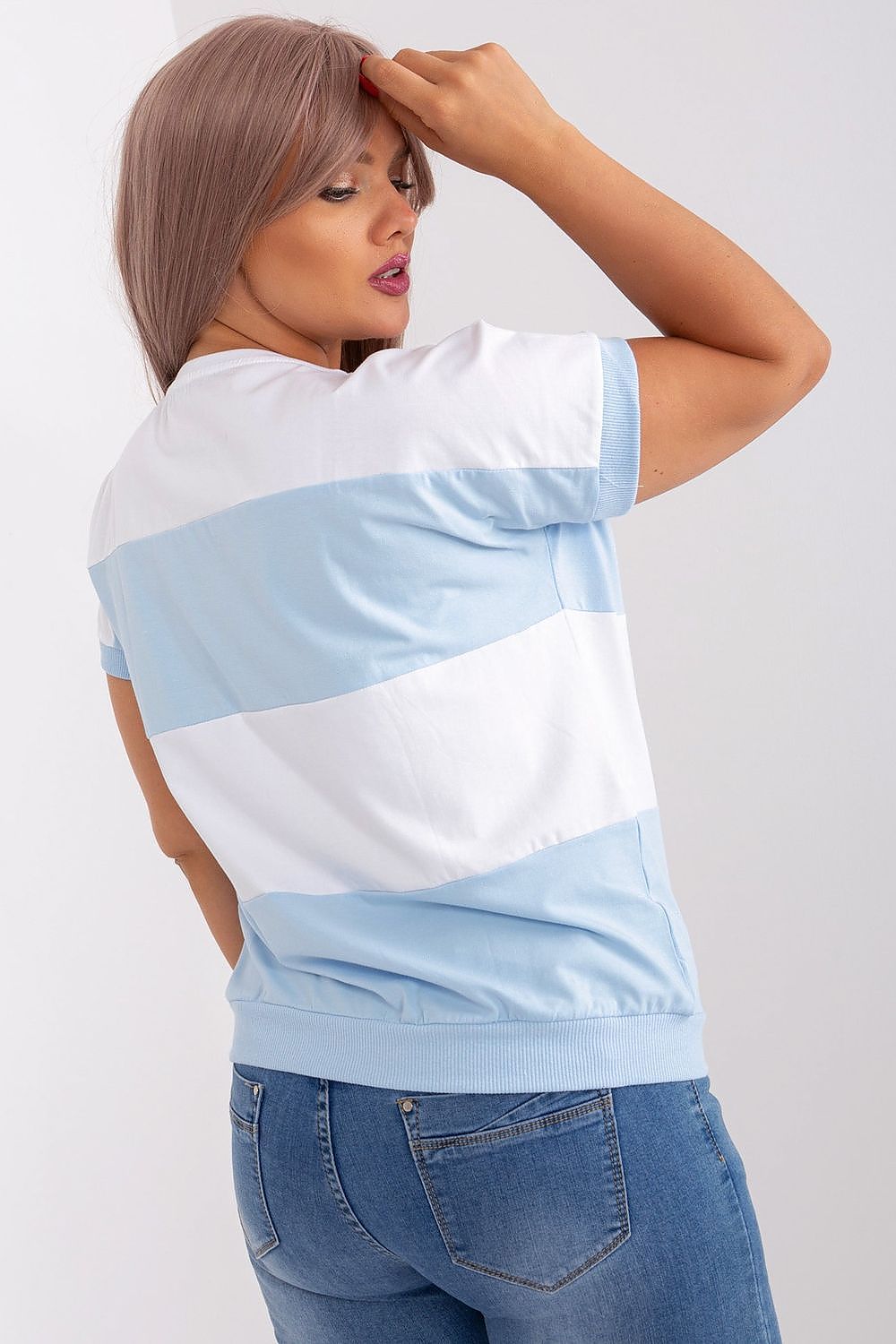 beige plus size blouse for women, cool & urban, relevance fashion