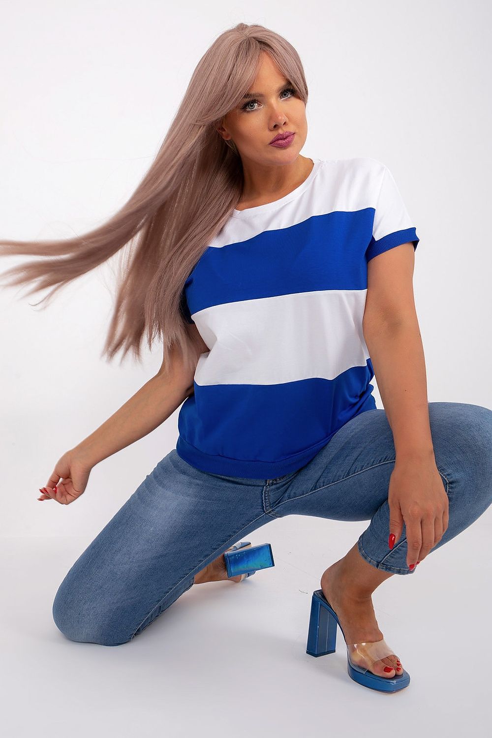 beige plus size blouse for women, cool & urban, relevance fashion