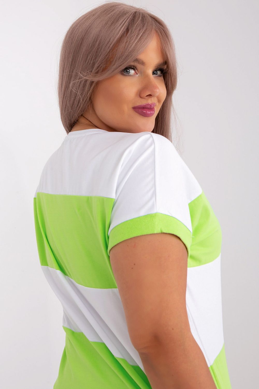 beige plus size blouse for women, cool & urban, relevance fashion