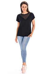 black blouse for women, eye-catching & functional, teyli fashion