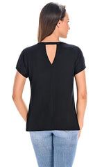 black blouse for women, eye-catching & functional, teyli fashion