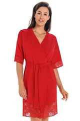 red bathrobe for women, elegant & edgy, teyli fashion