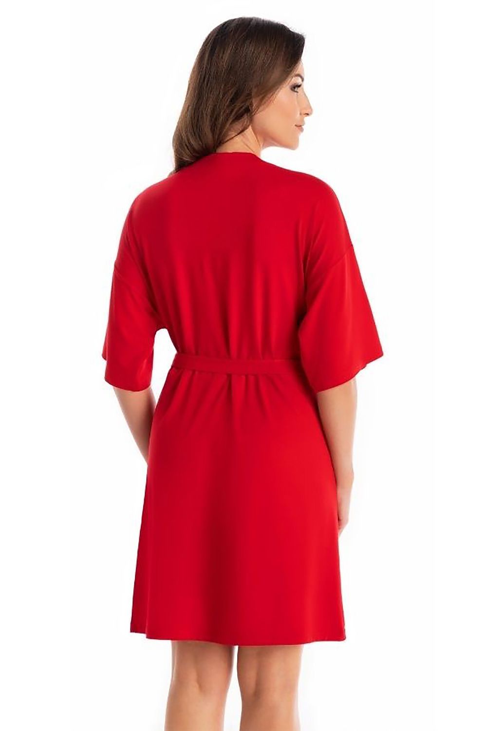red bathrobe for women, elegant & contemporary, teyli fashion