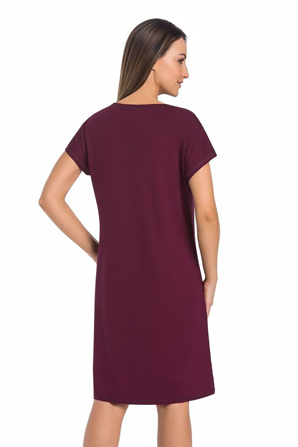 grey nightshirt for women, graceful & flattering, teyli fashion